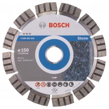 BOSCH Best for Stone Diamantový dělicí kotouč, 150 x 22,23 x 2,4 x 12 mm 2608602643