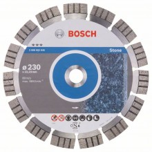 BOSCH Best for Stone Diamantový dělicí kotouč, 230 x 22,23 x 2,4 x 15 mm 2608602645