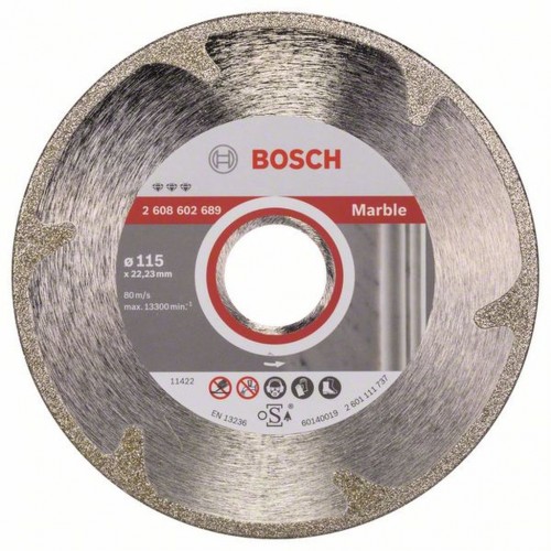 BOSCH Best for Marble Diamantový dělicí kotouč, 115 x 22,23 x 2,2 x 3 mm 2608602689