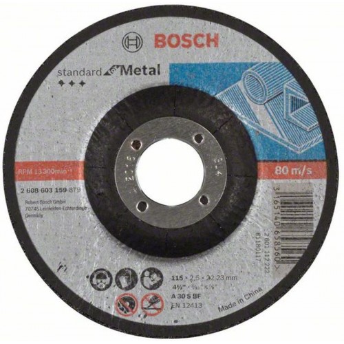 BOSCH Dělicí kotouč profilovaný Standard for Metal, 115 mm 2608603159