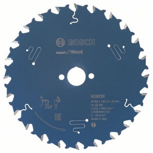 BOSCH Expert for Wood Pilový kotouč, 160 x 20 x 1,8 mm, 24 2608644013