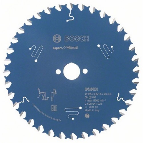 BOSCH Expert for Wood Pilový kotouč, 165 x 20 x 2,6 mm, 36 2608644023