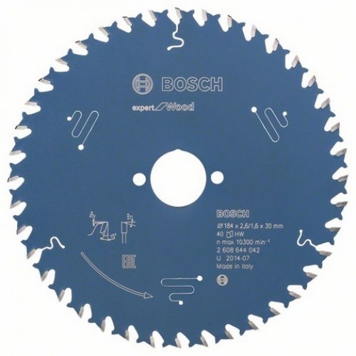 BOSCH Expert for Wood Pilový kotouč, 184 x 30 x 2,6 mm, 40 2608644042 BOSCH Expert for Wood Pilový kotouč, 184 x 30 x 2,6 mm, 40 2608644042