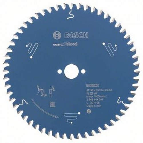 BOSCH Pilový kotouč Expert for Wood, 190x2,6/1,6 mm 2608644046