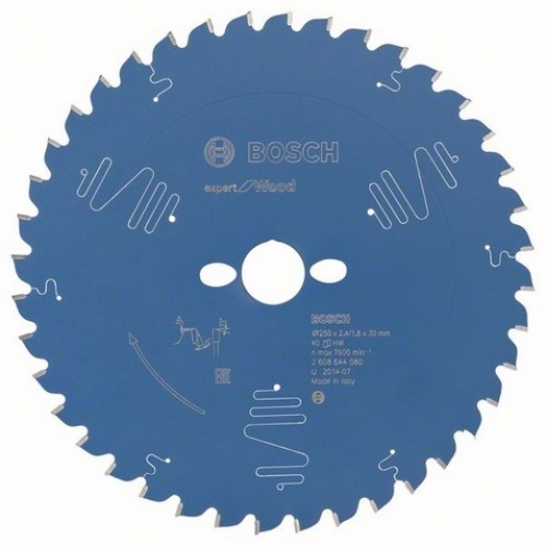 BOSCH Expert for Wood Pilový kotouč, 250 x 30 x 2,4 mm, 40 2608644080