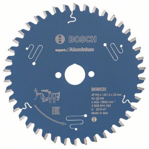 BOSCH Pilový kotouč Expert for Aluminium, 140x1,8/1,3 mm 2608644092