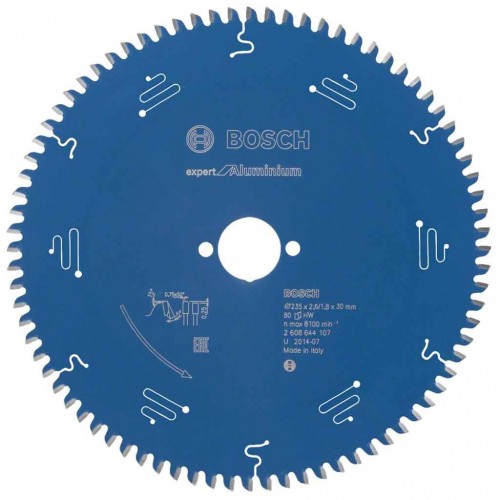 BOSCH Pilový kotouč Expert for Aluminium, 235x2,6/1,8 mm 2608644107
