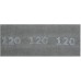 BOSCH Brusná mřížka, 115 x 280 mm, 120, 5ks 2608608N29