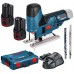 VÝPRODEJ BOSCH GST 12V-70 Professional Akumulátorová kmitací pila 2x 12V 3,0Ah 06015A1005 POŠKOZENÝ KUFR!!