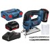 BOSCH GST 18 V-LI B Professional Akumulátorová kmitací pila, 2x 4,0Ah 06015A6106