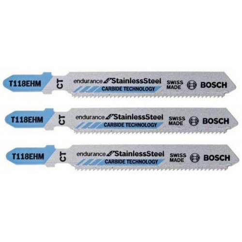 BOSCH Pilový plátek do kmitací pily T 118 EHM, 3ks 2608630665