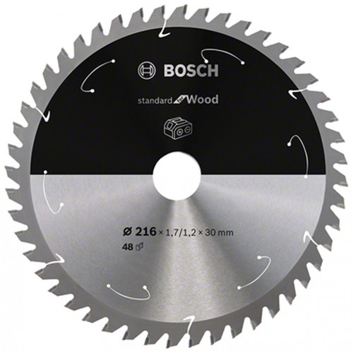 BOSCH Standard for Wood Pilový kotouč, 216×1,7/1,2×30 T48, 2608837723