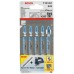 BOSCH Pilový plátek do kmitací pily T 121 GF, 5 ks 2608636696