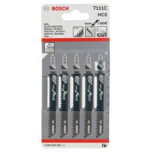 BOSCH Pilový plátek do kmitací pily T 111 C, Basic for Wood 2608630033