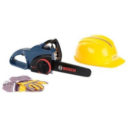 BOSCH Dětská sada řetězová pila + helma + rukavice 1619M00MD0