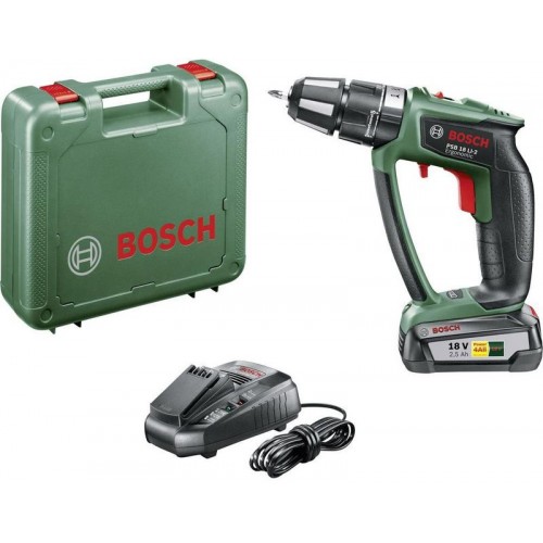 BOSCH PSB 18 LI-2 Ergonomic (1 x aku 2,5 Ah) Aku příklepový šroubovák 06039B0300