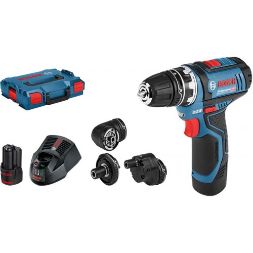 VÝPRODEJ BOSCH GSR 12V-15 FC Set Vrtací šroubovák 06019F6000 POŠKOZENÝ KUFR!!!