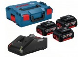 BOSCH Profesionální sada 3× akumulátor GBA 18V 5.0Ah+GAL 18V-40 v L-BOXXu 136 0615990L3T BOSCH Profesionální sada 3× akumulátor GBA 18V 5.0Ah+GAL 18V-40 v L-BOXXu 136 0615990L3T