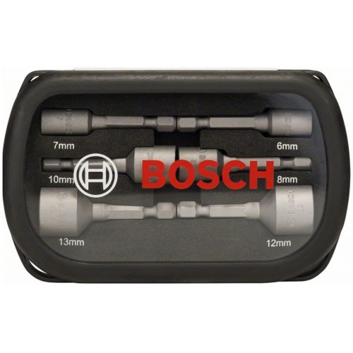 BOSCH Sada 6 maticových nástavců (50 × 6, 7, 8, 10, 12, 13 mm) 2607017569