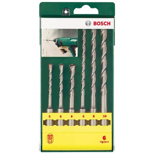 BOSCH 6dílná sada vrtáků do kladiv SDS-plus 2607019447