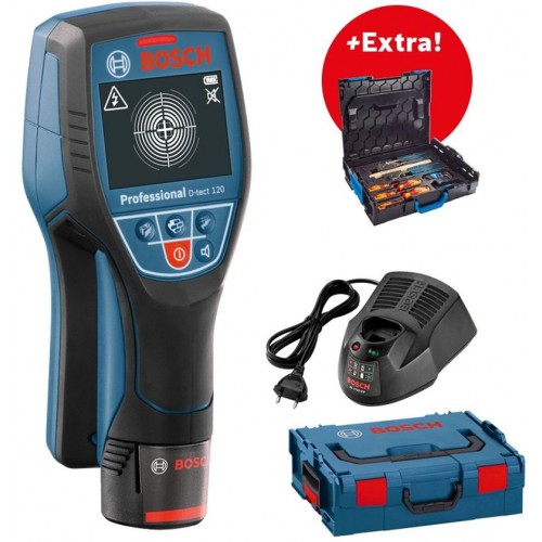 BOSCH D-TECT 120 detektor + L-Boxx + sada nářadí Gedore 26ks 06159940KJ