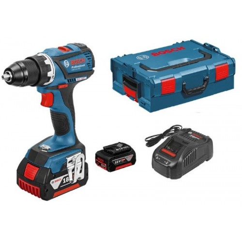 BOSCH GSR 18 V-EC akumulátorový šroubák, L-BOXX, 2x 5,0 Ah akumulátor 0.601.9E8.104