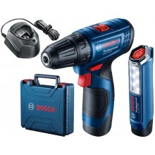 BOSCH GSR 120-LI Akumulátorový vrtací šroubovák, 12V 2x2.0Ah 06019G8004