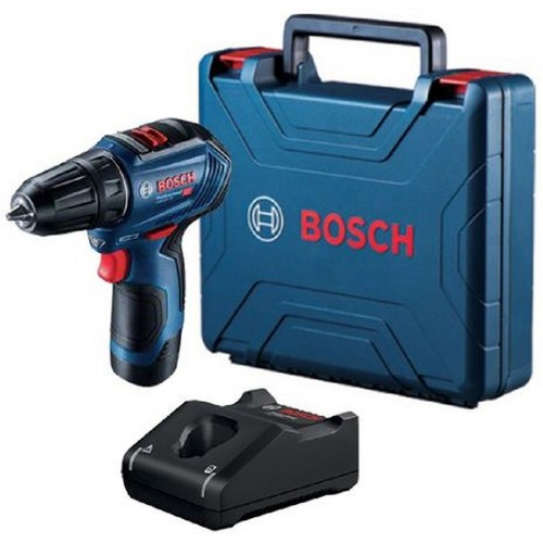 BOSCH GSR 12V-30 PROFESSIONAL Akumulátorový vrtací šroubovák, 12V 2x2,0Ah 06019G9000