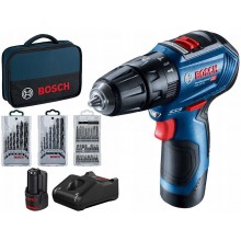 BOSCH GSB 12V-30 PROFESSIONAL Akumulátorový kombinovaný šroubovák, 12V 2x2.0Ah 06019G9101