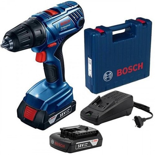 BOSCH GSB 18V-50 PROFESSIONAL Akumulátorový kombinovaný šroubovák, 18V, 2x 5,0 Ah 06019H5101