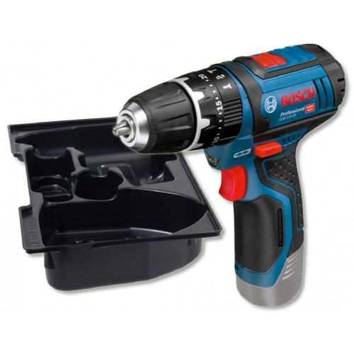 BOSCH GSB 12V-15 Professional Aku vrtačka s příklepem, bez baterie 06019B6901