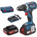 BOSCH GSR 18 V-EC WLC Aku vrtačka 2x2Ah Li-lon akum., nabíječka, L-BOXX 06019E8106