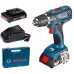 BOSCH GSR 18-2-LI Plus Professional aku vrtačka 2x4Ah Li-Ion L-BOXX 06019E6121