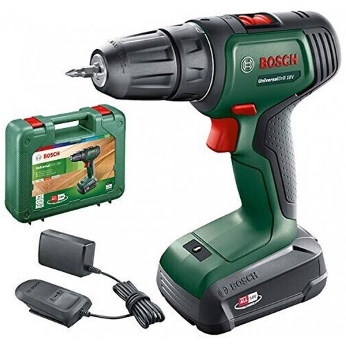 BOSCH UniversalImpact 18V Akumulátorový dvourychlostní kombinovaný šroubovák, 1x 1,5Ah 06039D4101