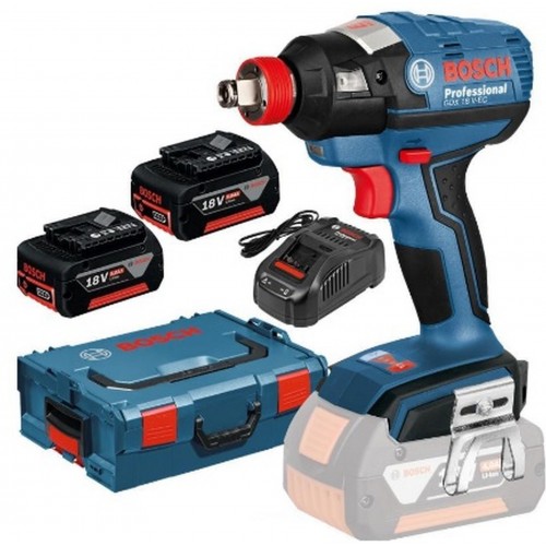 BOSCH GDX 18-V-EC rázový utahovák, L-BOXX, 2x 5,0 Ah akumulátor 0.601.9B9.107