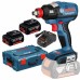 BOSCH GDX 18-V-EC rázový utahovák, L-BOXX, 2x 5,0 Ah akumulátor 0.601.9B9.107