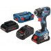 BOSCH GDR 18V-200 C Akumulátorový rázový utahovák, 2x 8V 4.0Ah, L-Boxx 06019G4106