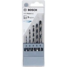 BOSCH HSS PointTeQ Hex Spirálový vrták, sada 5 ks 2607002824
