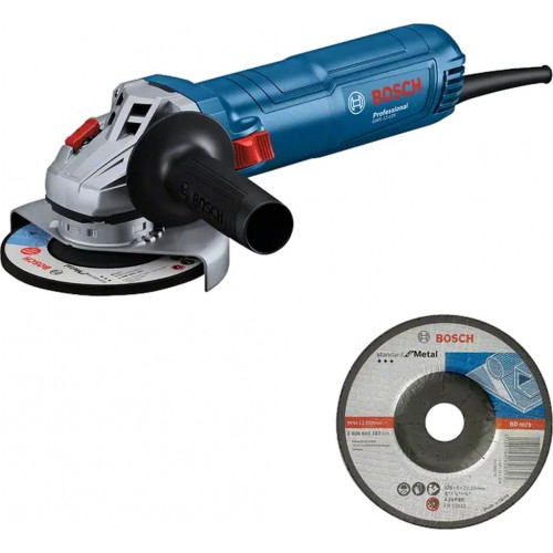 BOSCH GWS 12-125 PROFESSIONAL Úhlová bruska + hrubovací kotouč 06013A6100