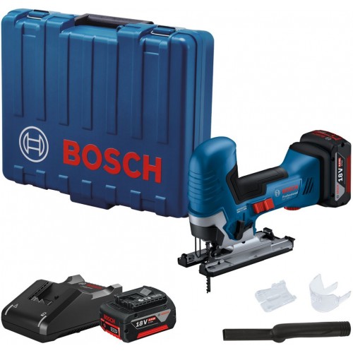 BOSCH GST 185-LI Přímočará pila, 2x GBA 18V 4.0Ah, kufr 06015B2022