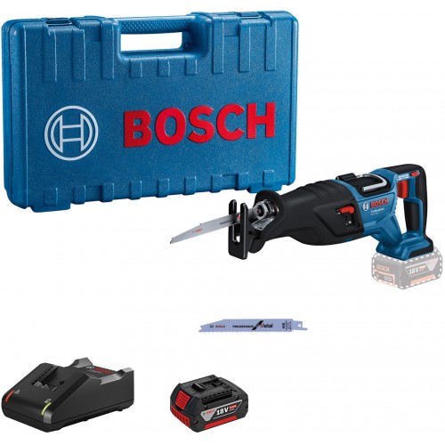 BOSCH GSA 185-LI PROFESSIONAL Akumulátorová přímočará pila BITURBO, kufr 06016C0021