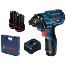 BOSCH GDR 120-LI PROFESSIONAL Aku rázový utahovák 12V, 2Ah, v kufru 06019F0001