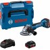 BOSCH GWS 18V-10 P Úhlová bruska, 2x 5,0Ah, L-BOXX 06019J4101