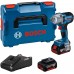 BOSCH GDS 18V-450 PC Akumulátorový rázový utahovák, L-BOXX, GAL 18-40, 2x 5.0Ah 06019K4103