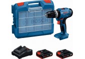 BOSCH GSB 18V-25 PROFESSIONAL Aku příklepový vrtací šroubovák, 2x 2,0Ah, kufr 06019K9304