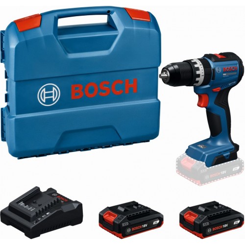 BOSCH GSB18V-52 PROFESSIONAL Aku příklepový vrtací šroubovák, 2x 2,0Ah, L-Case 06019S0123 BOSCH GSB18V-52 PROFESSIONAL Aku příklepový vrtací šroubovák, 2x 2,0Ah, L-Case 06019S0123