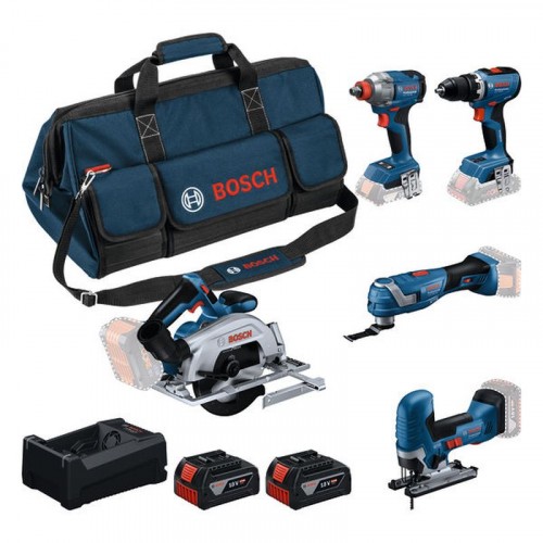 BOSCH Sada nářadí PROFESSIONAL GSR +GDX +GKS + GOP 1+ GST + 2x 5,0Ah 0615A500BV BOSCH Sada nářadí PROFESSIONAL GSR +GDX +GKS + GOP 1+ GST + 2x 5,0Ah 0615A500BV