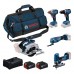 BOSCH Sada nářadí PROFESSIONAL GSR +GDX +GKS + GOP 1+ GST + 2x 5,0Ah 0615A500BV