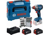 BOSCH Sada nářadí PROFESSIONAL GDX 18V-285 + 2× GBA 5.0Ah + 31dílná sada bitů 0615A500DY