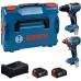 BOSCH PROFESSIONAL Sada nářadí GDX 18V-285 + GSR 18V-65 + 2× 5,0 Ah + L-BOXX 0615A500E9